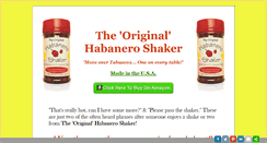 Desktop Screenshot of habaneroshaker.com