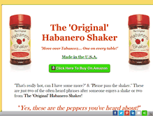 Tablet Screenshot of habaneroshaker.com